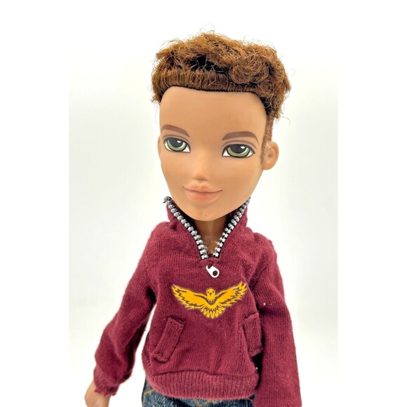 2002 Bratz Boyz New Fashions Dylan Doll Dressed Zip Up Shirt Jeans & Boots EUC - Picture 2 of 16